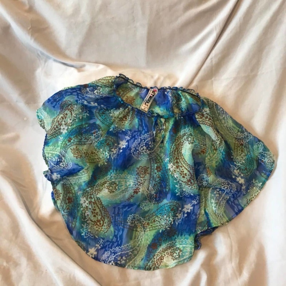 Girl's Shear Blouse/Shawl